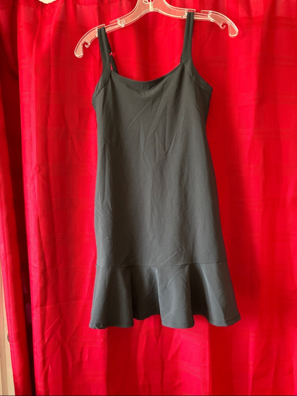 Abercrombie & Fitch Black work out with Ruffle Hem, or swim suit, tennis outfit